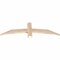 Ekena Millwork Bellingham Smooth Timber Gable Bracket, Douglas Fir, 48"W x 14"H x 1 1/2"D x 3 1/2"F, 7/12 Pitch GBW048X14X0204BEL00SDF - alternate 5